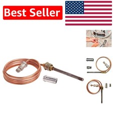 Replacement Thermocouple for Gas Furnaces & Water Heaters - 30-Inch Copper