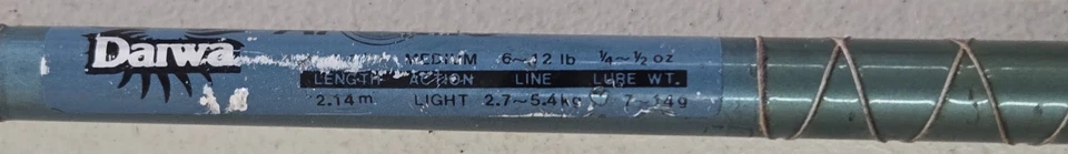 Caña de pescar Daiwa Apollo 1613 de colección 7' 2 piezas acción ligera media Foto 4 de 4