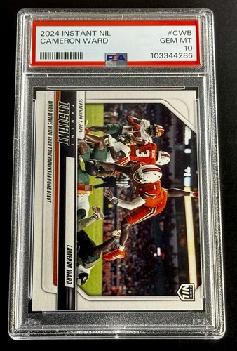 !!️RARO!!️2024 Panini NIL #1 DRAFT PICK CAM “WARD WOWS” RC/175💎PSA 10💎 - Imagen 4 de 24