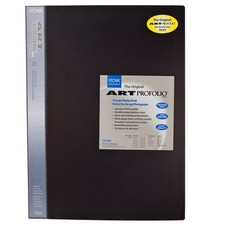 Itoya 11-3/4x16-1/2" Art Profolio Presentation Book with 24 Sleeves for 48 Views