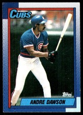 Andre Dawson 1990 Topps #140 Cubs FREE SHIPPING StackedPacks