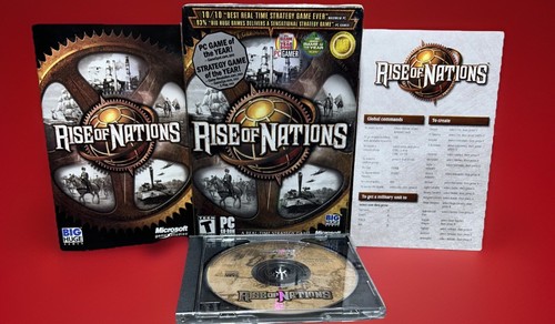 Rise of Nations PC Small Box Game Historical RPG Microsoft Windows 32 Singapore - 第 1/13 張圖片