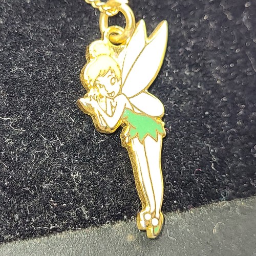 Disney Tinkerbell Necklace 1" On Card - Picture 6 of 7