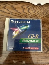 Fujifilm CD-R 80 Min 700MB Blank Recordable Disc 1x-12x Write Speed