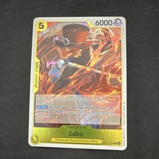Bandai One Piece Card Game Sabo OP12-100 Character Card Blocker 6000 Power