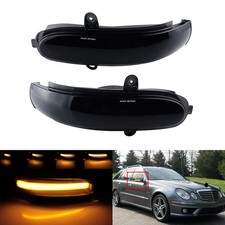 1 Paar Schwarz LED Spiegelblinker Für Mercedes-Benz E-Klasse W211 Bj.2002-2006