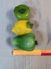 Vintage Murano Style Hand Blown Glass Fruits Vegetables and Fruit 3 Piece Lot — photo 2
