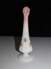 FENTON ROMANTIC COUNTRY BERRIES & BLOSSOMS 8" VASE KIM BLAKE