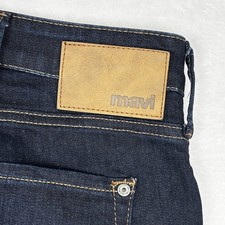 Mavi Marcus Slim Straight Jeans Mens 40x30 Blue Dark Wash Stretch Denim