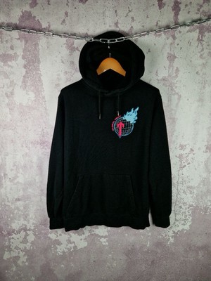 TRAPSTAR Men s Hoodie Y2K Big Logo Streetwear Black Long Sleeve Size XL