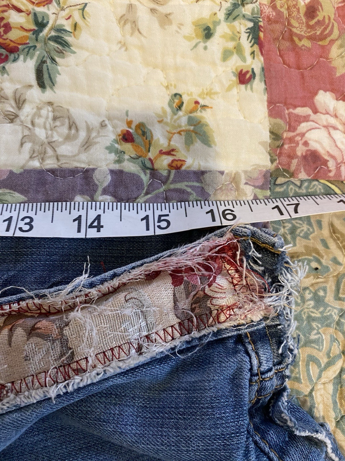 Upcycled Levi’s Patchwork Jeans Reworked Patchwor… - image 10