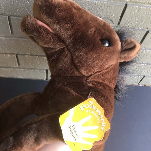 Folkmanis Horse Hand Puppet, 20". Beautiful, soft and cuddly. - Picture 9 of 23