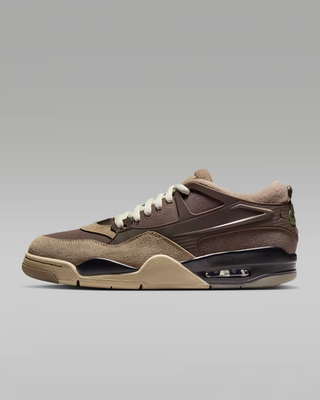 Air Jordan 4 RM Shoes Ironstone Baroque Brown Light Bone Men's