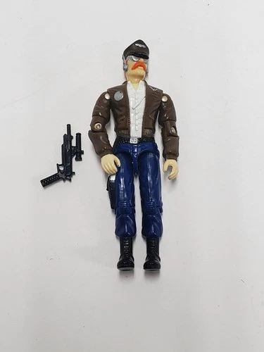 1989 DOGFIGHT v1 100% COMPLETE Gi Joe w/ Gun Accessory Vintage Hasbro ARAH