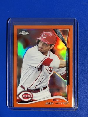 2014 Topps Chrome - Joey Votto #28 Orange Refractor