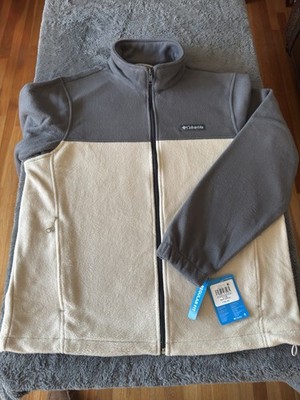 Columbia Men s Large Mount Grant Fleece Full Zip Regular Fit Brand New With Tags