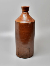 Antique Ink Bottle Salt Glaze Stoneware Bottle J. Bourne & Son P&J Arnold London