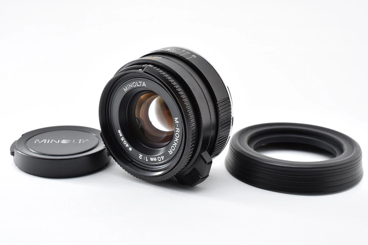 Minolta M Rokkor 40mm F2 for sale - eBay
