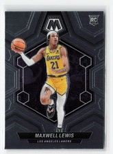 MAXWELL LEWIS #227 RC 2023-24 PANINI MOSAIC LAKERS READ