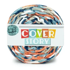 (1 Skein) Lion Brand Yarn 533-230K Cover Story Super Bulky Yarn, Avalon