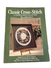 Classic Cross-Stitch Magazine August/September 1988 By Herrschners Samplers