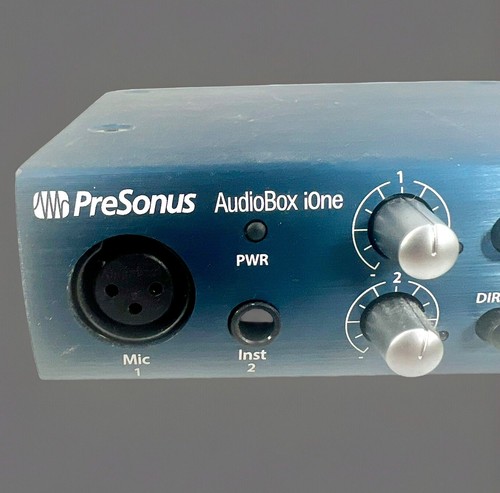 PreSonus AudioBox iOne 2x2 USB 2.0 / iPad Recording Interface With USB Cable - Picture 3 of 5