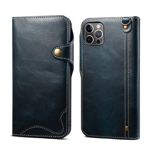 Retro Echt Rindseder Flip Hülle Schutztasche Case für iPhone 13 14 15 16 Pro Max - Picture 16 of 16