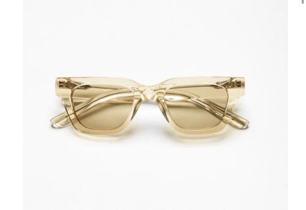 Chimi Polarized Sunglasses #11 in Light Yellow. New in Box. Retail- $230