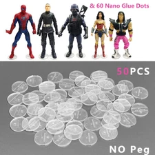 No Pegs 50 Display Stand BASE For 6'' GI Joe Star wars MARVEL MOTU WWE figure #2
