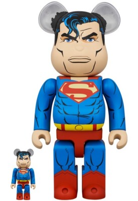 MEDICOM TOY - BE@RBRICK SUPERMAN TDKR Ver. 100％ &amp; 400％ BE@RBRICK SERIES 50
