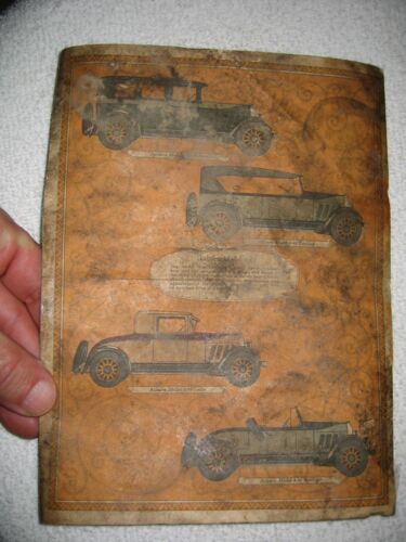AUBURN AUTOMOBILE Co. Original 1926 Dealership Fold-Out COLOR Ad 66 & 88 20"x9" - Picture 17 of 17