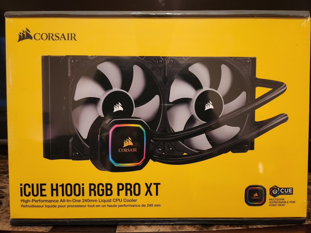 Corsair iCUE H100i RGB PRO XT Liquid CPU Cooler ✅️ NEW