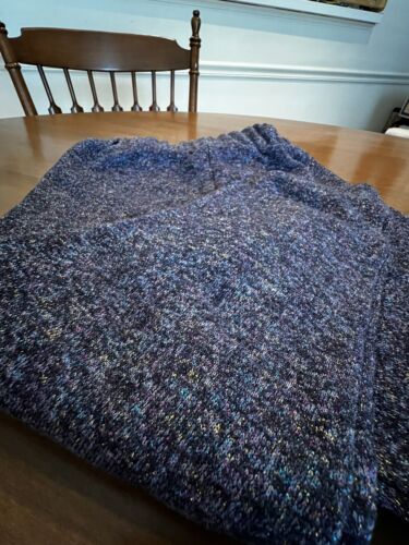 Sanrio Hello Kitty Girls Size 7 Sweatpants Purple Glitter Rainbow GREAT SHAPE - Picture 3 of 17