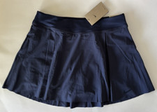 Nike Tennis Skort LARGE Dk Blue Dri-Fit Club Flex Skirt DB5935-451 Womens NWT
