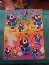 Lisa Frank - Panda Painter - Stickers sheet - S271 Incomplete