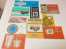 10 MISC CAMERA BOOKLETS