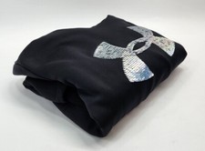 Under Armor Girls Black Loose Hoodie Size YLG/G 1366052