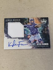 2018 Diamond Kings DK Jumbo Rookie Materials Signatures RPA #'d /99 Kyle Farmer 