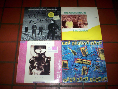 JUNE TABOR / OYSTER BAND ( 4 ) LP lot: BLUE YONDER / STEP OUTSIDE / RIDE / DJ NM
