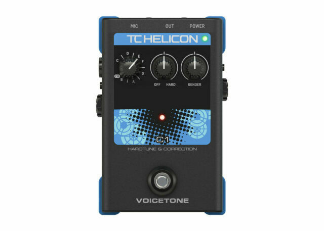 TC Helicon VoiceTone C1 Autotune Pitch Vocal Pedal