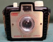 Kodak Brownie Bullet Camera w/ Original Strap Very Good Condition  Not Tested