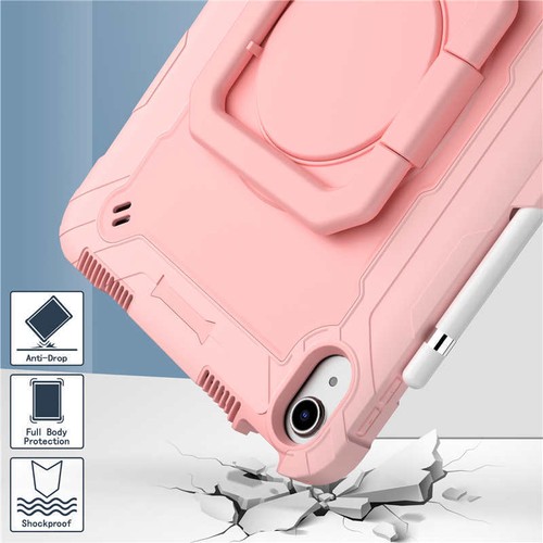 Für iPad 11/10. Gen 10,9" 2025 stoßfeste Panzerung 360° drehbarer Ständer Hülle Cover - Bild 99 von 116