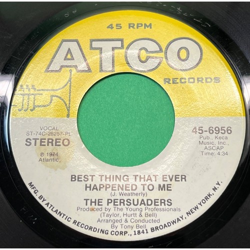 The Persuaders Best Thing That Ever Happened to Me / Way She Is 45 Soul 1974 VG+ - Bild 2 von 4