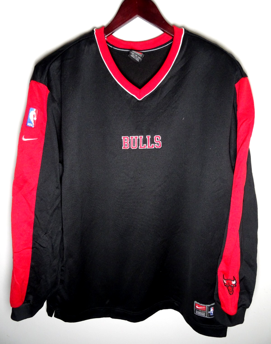 ウェア NBA 90's Vintage CHICAGO BULLS XL Vintage Nike Chicago Bulls Sweatshirt Jersey XL Mens 90s NBA Warm