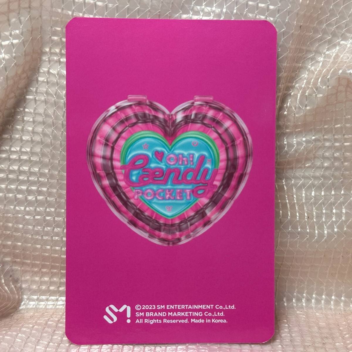 Karina Official Photocard Aespa Oh! Caendy Pocket Part 1 Candy