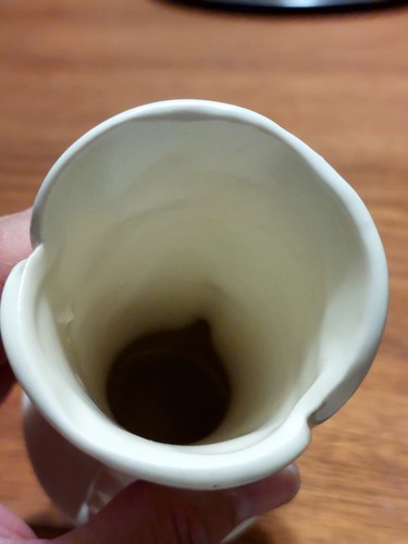 Vaso vintage crema gemma - Foto 7 di 7