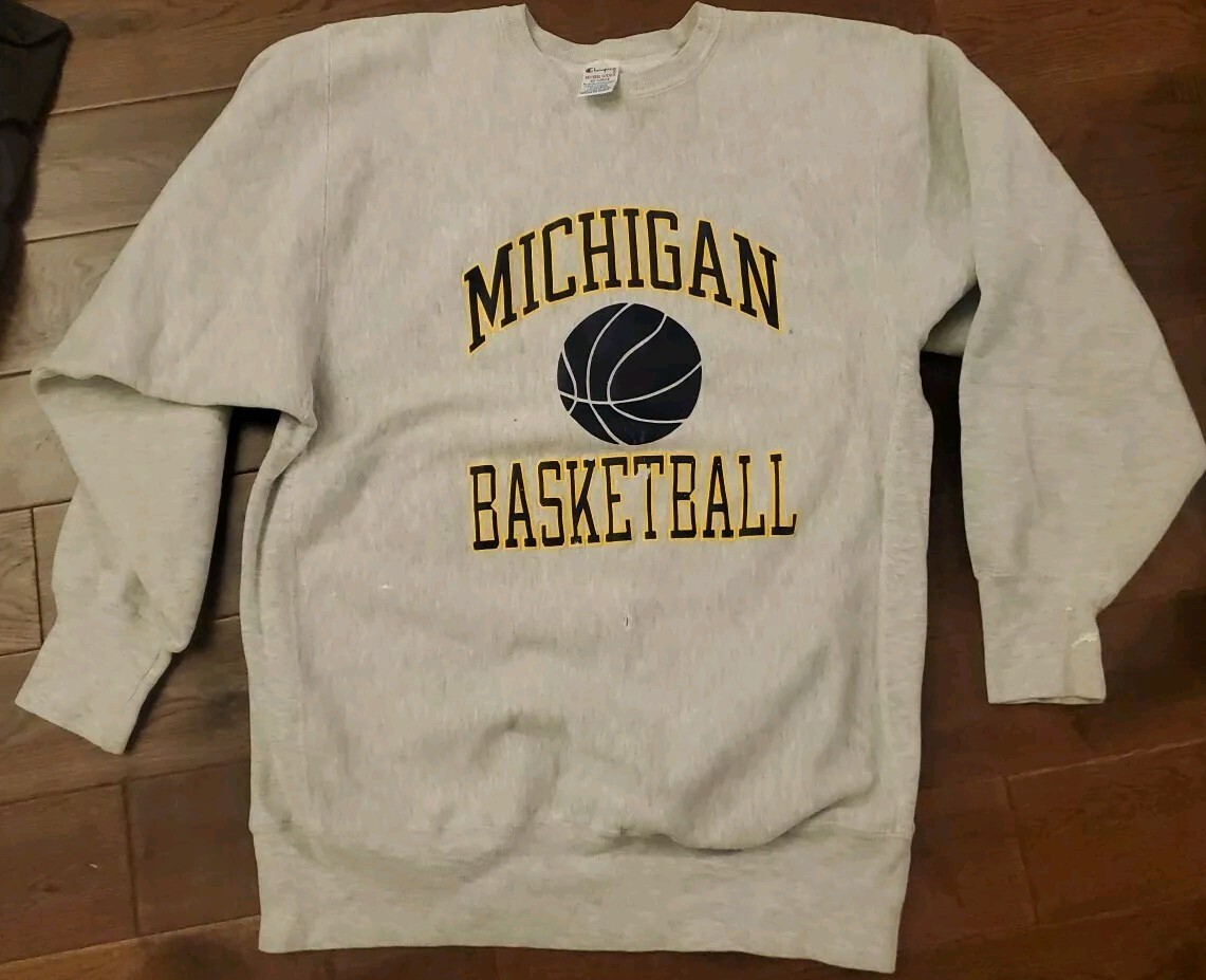 CHAMPION Reverse Weave Michigan Wolverines スウェット Vtg 90s Champion Reverse Weave Sweatshirt L University Of