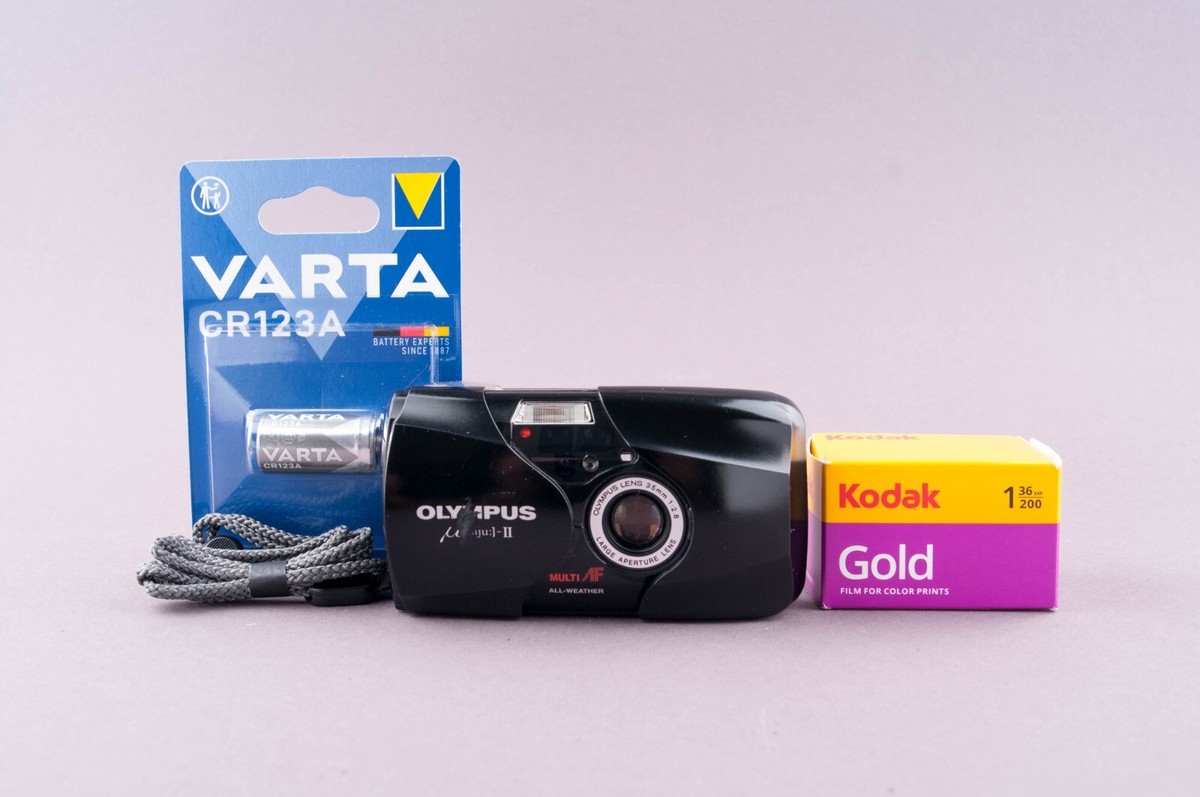 OLYMPUS μ BLACK 初代 OLYMPUS mju Olympus Mju II Stylus Epic DLX 35mm Black Point & Shoot Film