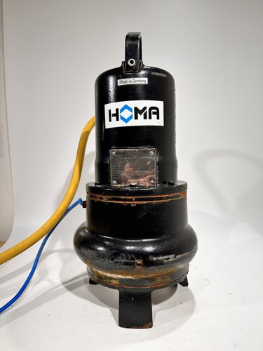 Homa D-53814 eElectric Submersible Sewage Pump SR No. 247698 Made in Germany PH3