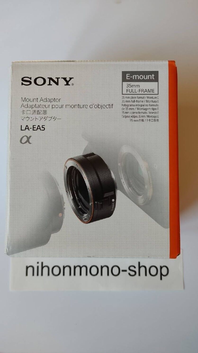 Sony LA-EA5 A-mount Lens Adapter for E-mount Cameras for sale 